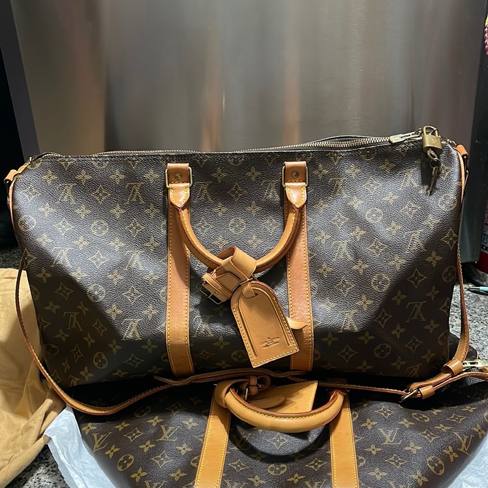 Louis Vuitton Kepall 50 bandolier(VI 8907)
